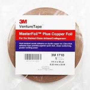 7/32 Copper Foil Tape BLACK BACK - 36 yards - CHOICE 