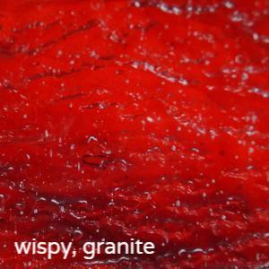 Kokomo 41LG Cerise Ruby Wispy Granite